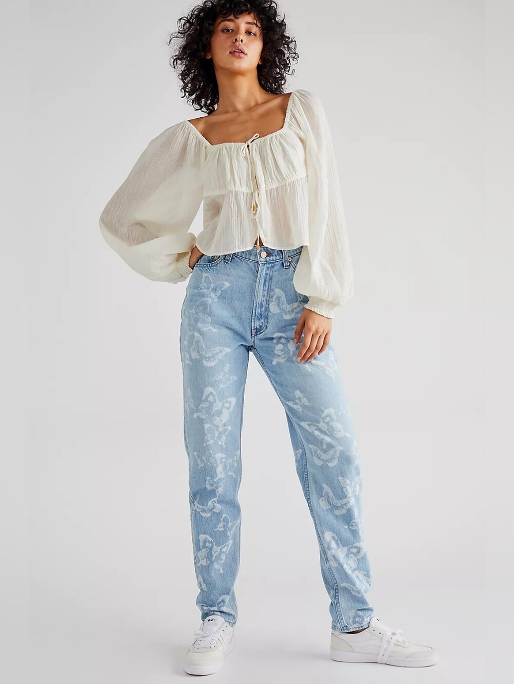 MOTHER Snacks High Waisted Twizzy Skimp Jeans Bread & Butterfly Size 26